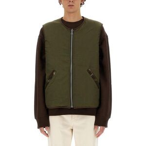 YMC Quilted Utility Vest Men BROWN Vests